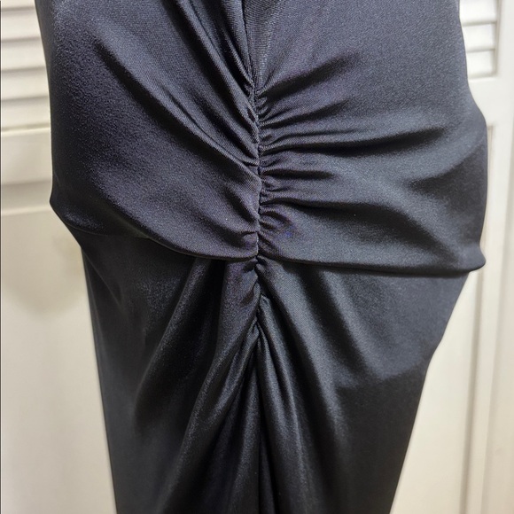 TOVE Iana V-neck Maxi Jersey Ruched Maxi Dress Size 10 - Picture 13 of 16